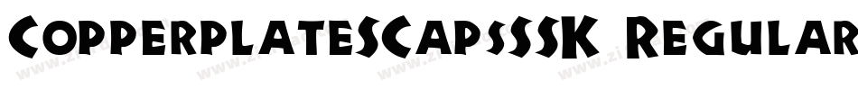 CopperplateSCapsSSK Regular字体转换
